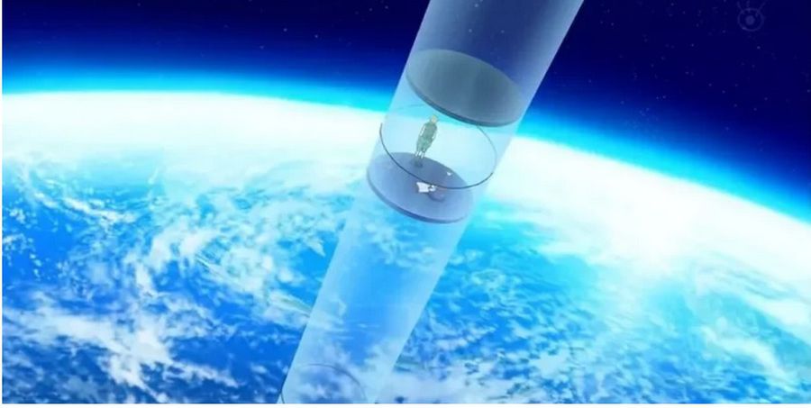 Фото: британський архітектор спроєктував космічний ліфт