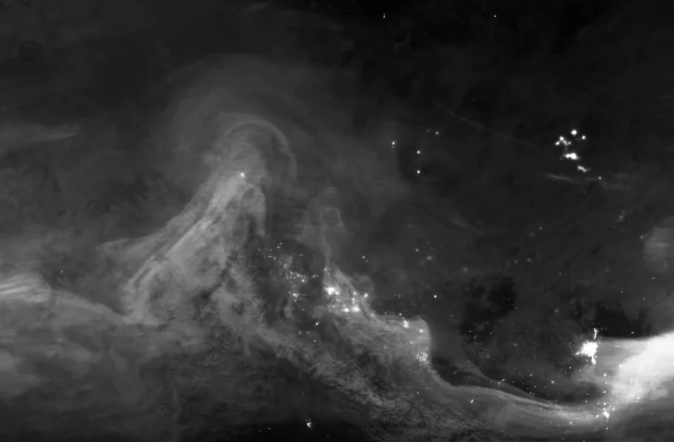 NASA показало північне сяйво в незвичному вигляді