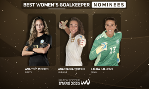 Українка номінована на приз найкращому голкіперу світу з пляжного футболу