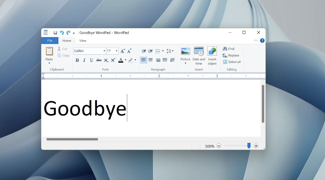 Кінець 28-річної історії. Microsoft припиняє роботу WordPad