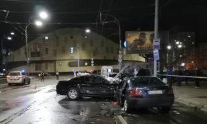 На Оболоні водій виїхав на зустрічну смугу: п'ятеро людей госпіталізовані 
