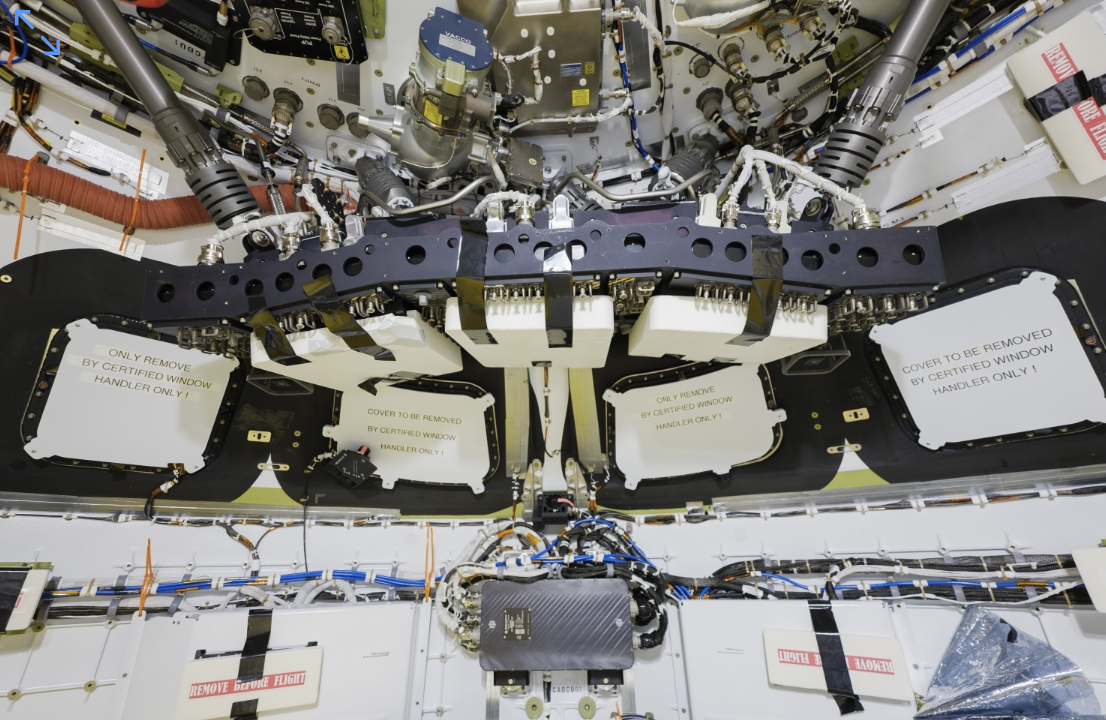 NASA показало середину космічного корабля, який висадить астронавтів на Місяць