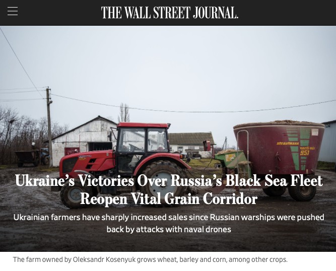 The Wall Street Journal констатувала перемогу України над Чорноморським флотом рф