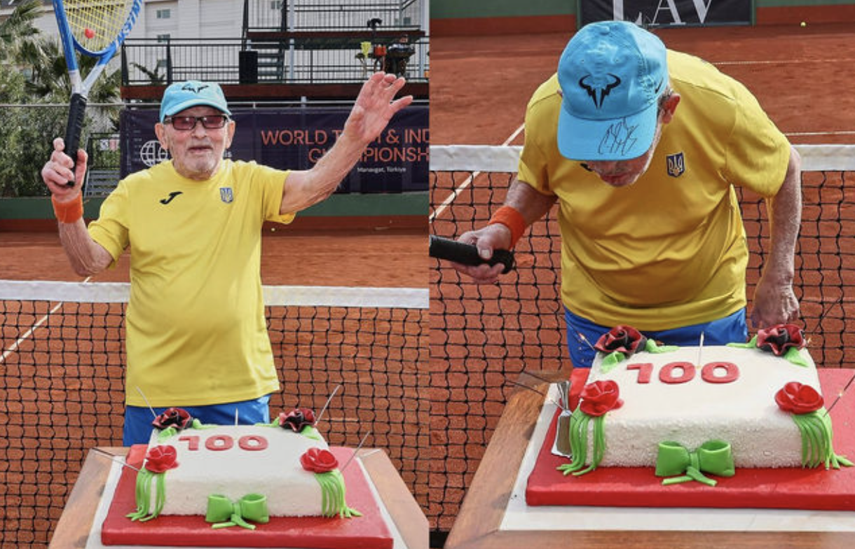 Український тенісист Леонід Станіславський святкує 100-річний ювілей