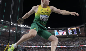Литовський спортсмен побив найстаріший світовий рекорд з легкої атлетики серед чоловіків