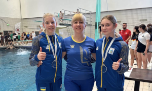Україна має першу медаль юніорського турніру зі cтрибків у воду у Дрездені