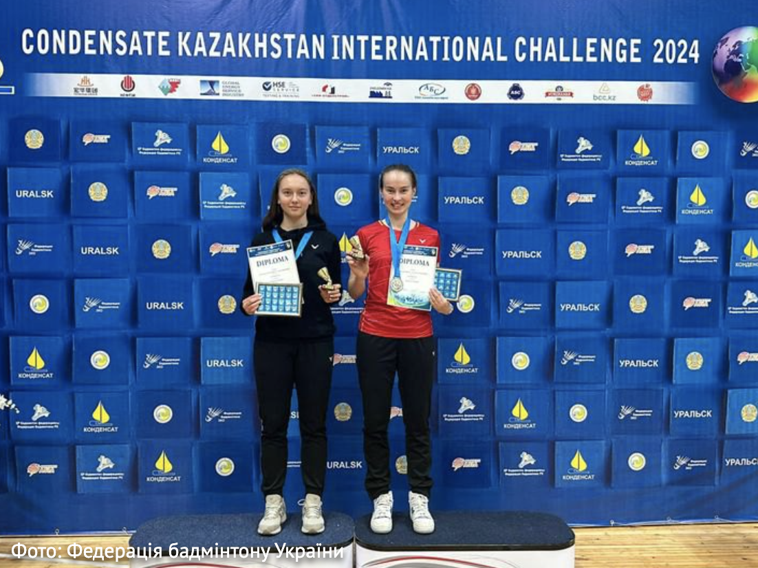 Українські бадмінтоністи стали переможцями міжнародних турнірів на Мальті і в Казахстані