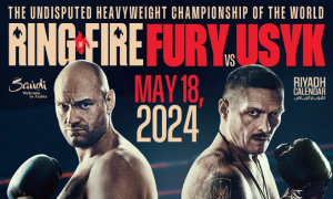Квитки на бій Усика-Ф’юрі у Саудівській Аравії продають за понад півтора мільйона гривень