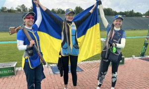 Жіноча збірна України виборола золоту нагороду на Євро-2024 зі стендової стрільби
