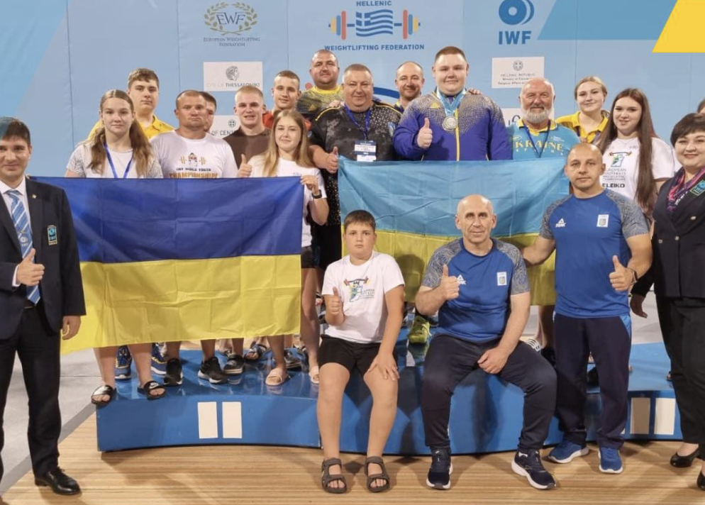 Українські важкоатлети здобули 39 медалей юніорського Євро у Салоніках