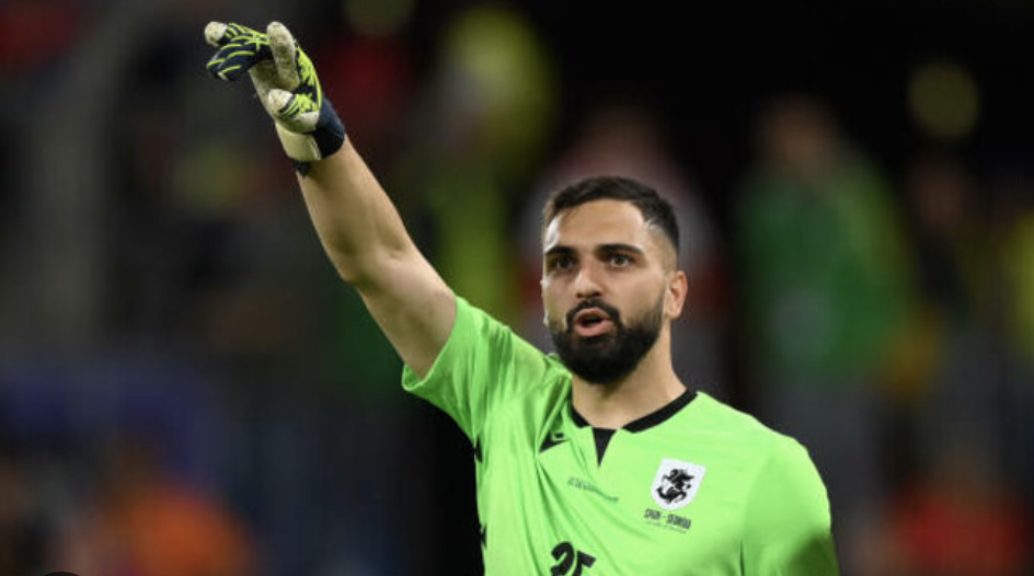 Мамардашвілі впевнено очолює рейтинг воротарів Євро-2024