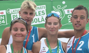 Пляжний волейбол: українці здобули золото та бронзу на турнірі у Латвії