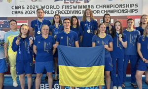Збірна України здобула шість медалей на ЧС з підводного спорту
