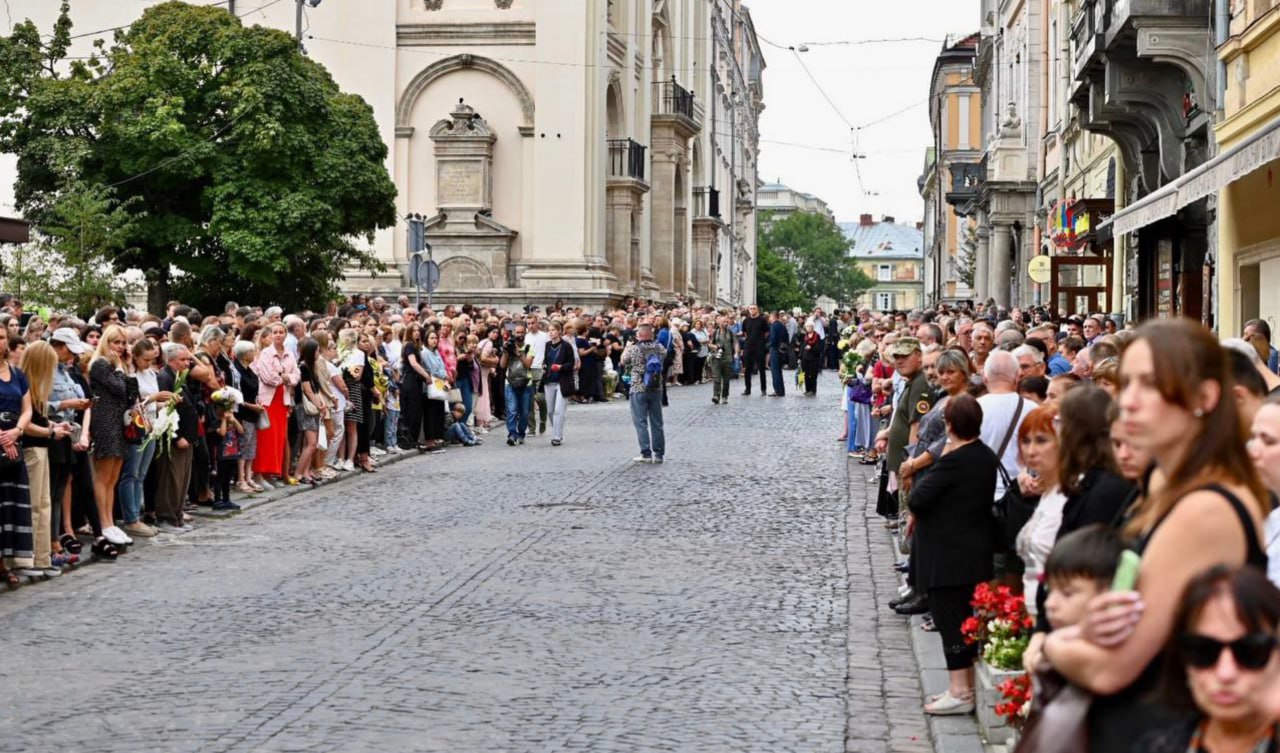 У Львові відбулося прощання з Іриною Фаріон