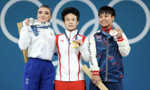 Китаянка Чжіхуей вдруге поспіль стала олімпійською чемпіонкою у важкій атлетиці