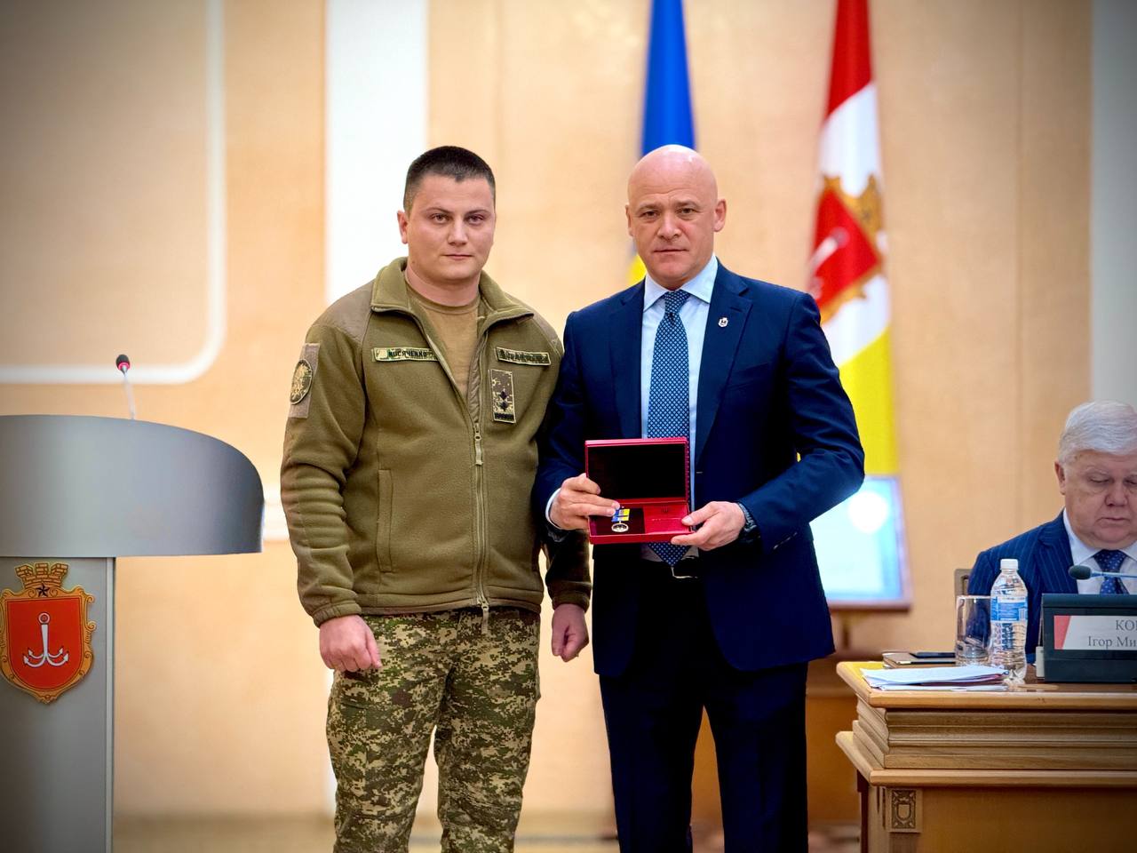Нацгвардія відхрестилася від нагородження медаллю мера Одеси Труханова Нацгвардія відхрестилася від нагородження медаллю мера Одеси Труханова