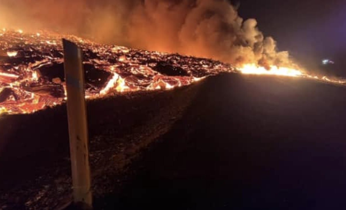 В Ісландії відновилося виверження вулкана на півдні острова