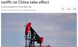 Reuters: ціни на нафту відреагували на початок дії мит США на Китай