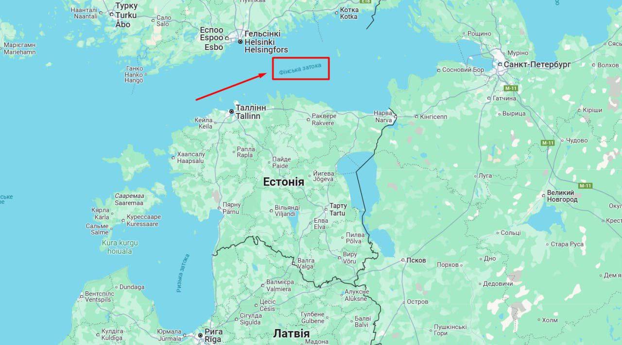 У Фінській затоці хтось пошкодив два російських кабелі зв’язку