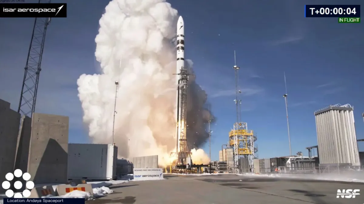 Вибухнула перша орбітальна ракета, яку запустили з Європи