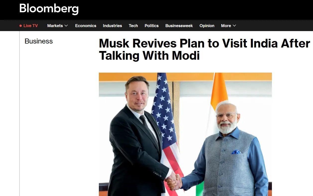 Маск їде в Індію, захоплювати авторинок найбільш густонаселеної країни